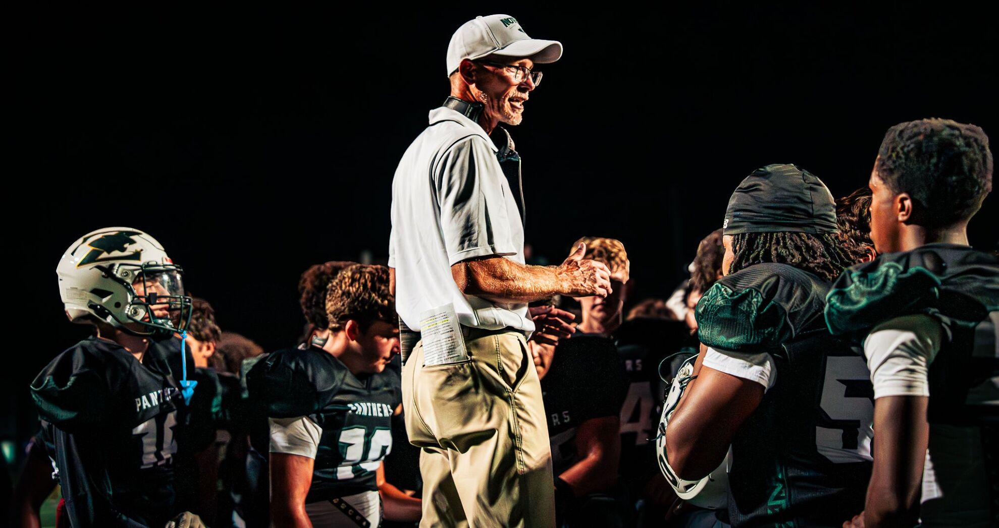 Fort Zumwalt North football coach Joe Bacon